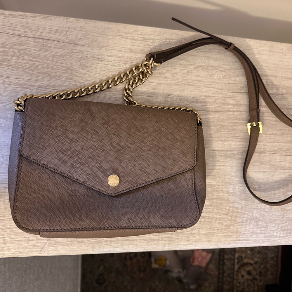 Michael Kors taupe crossbody